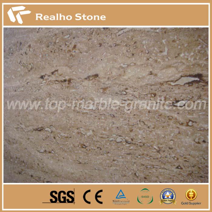 이탈리아 Polished Noce 커피 브라운 석회화 타일 Italy Polished Noce Coffee Brown Travertine Tile With Own Facotory (3).jpg