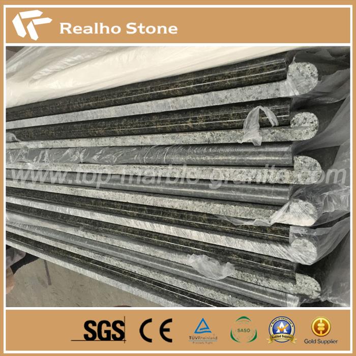 Verde Ubatuba Granite Kitchen Countertops Bullnose Edges Verde Ubatuba Granite Kitchen Countertops Bullnose Edges