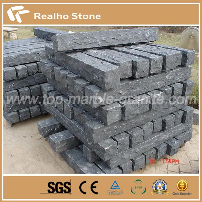 Zhangpu 검은 화강암 난간 Stone.jpg Zhangpu Black Granite Kerb Stone.jpg