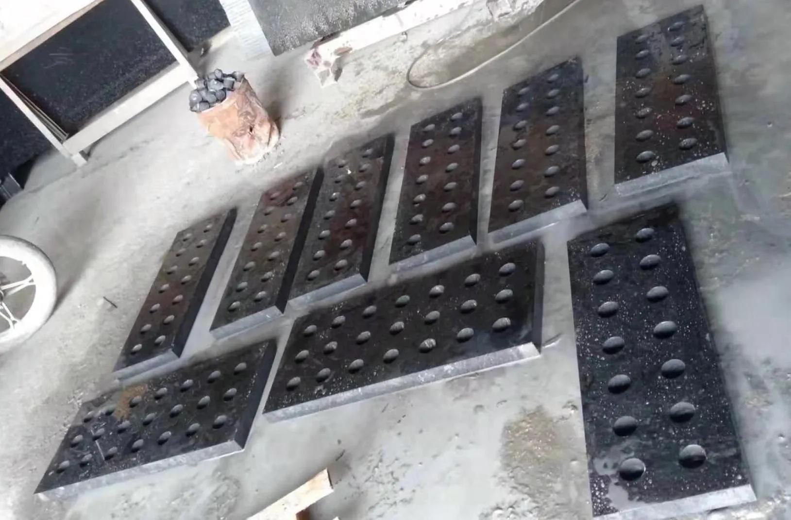 Black Stone Sewer Cover