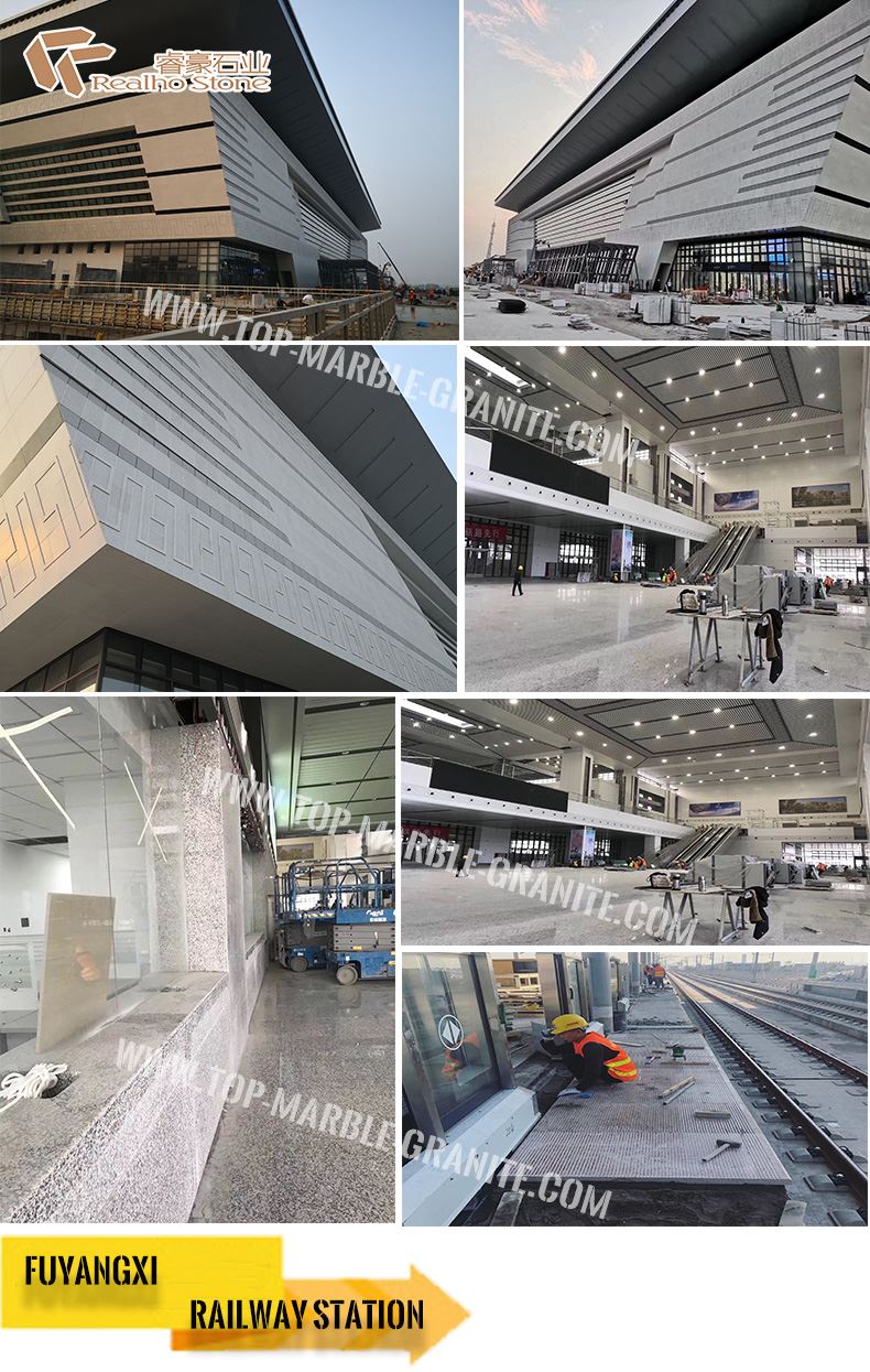 FUYANG XI Railway Station HuBei G603 Granite Projects FUYANG XI Railway Station HuBei G603 Granite Projects