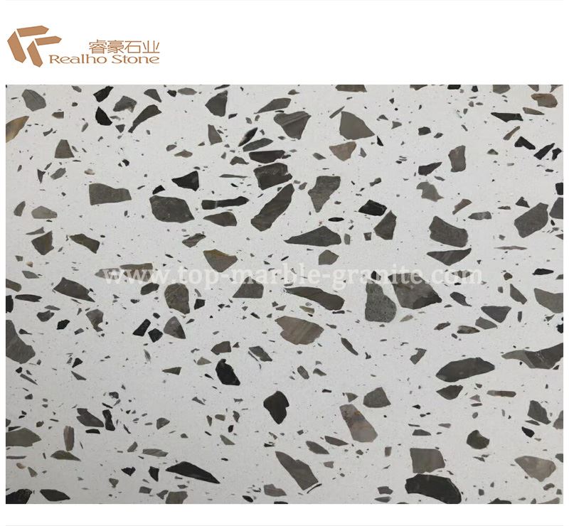 White Terrazzo Flooring Tile