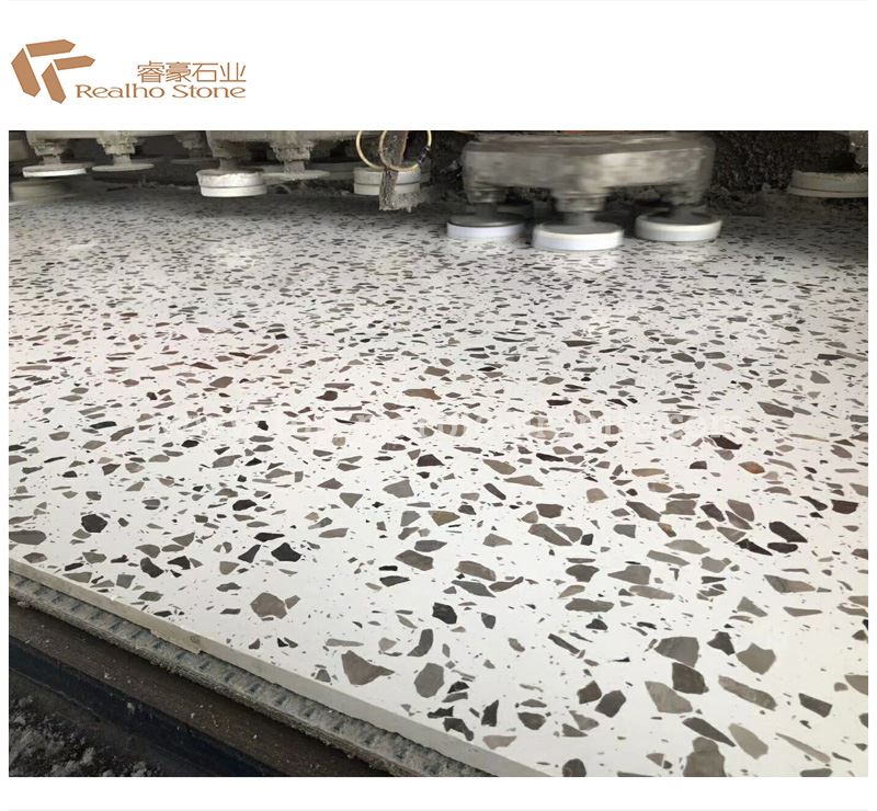 White Terrazzo Wall Slabs