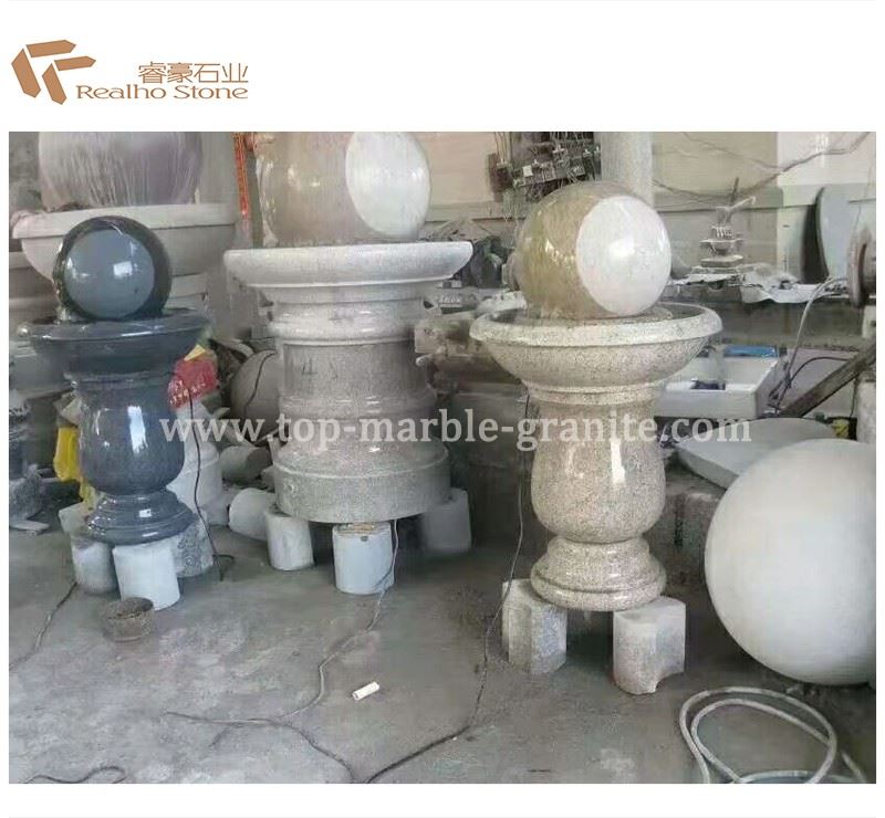 Stone Ball Fountain