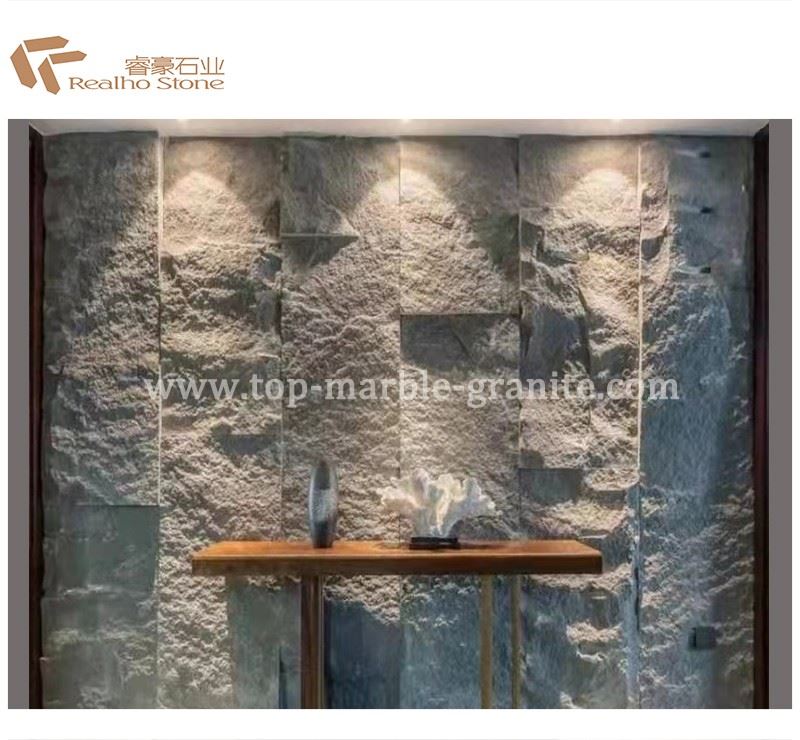 grey stone wall tiles