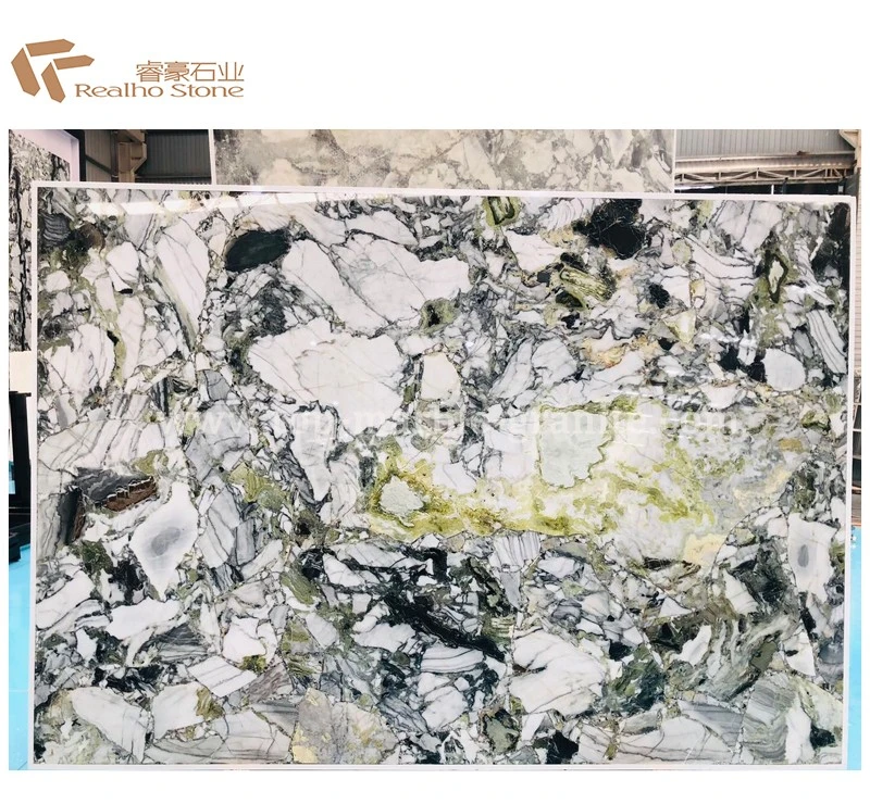 ice jade green marble slab