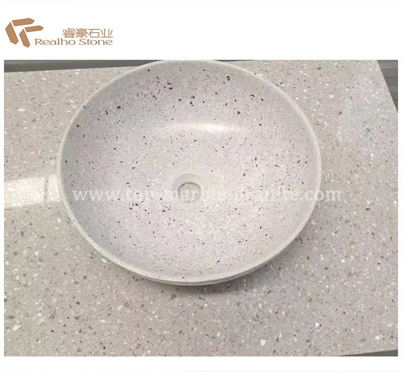 terrazzo bathroom basin