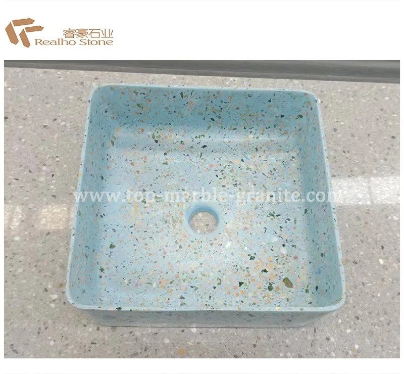 terrazzo wash basin