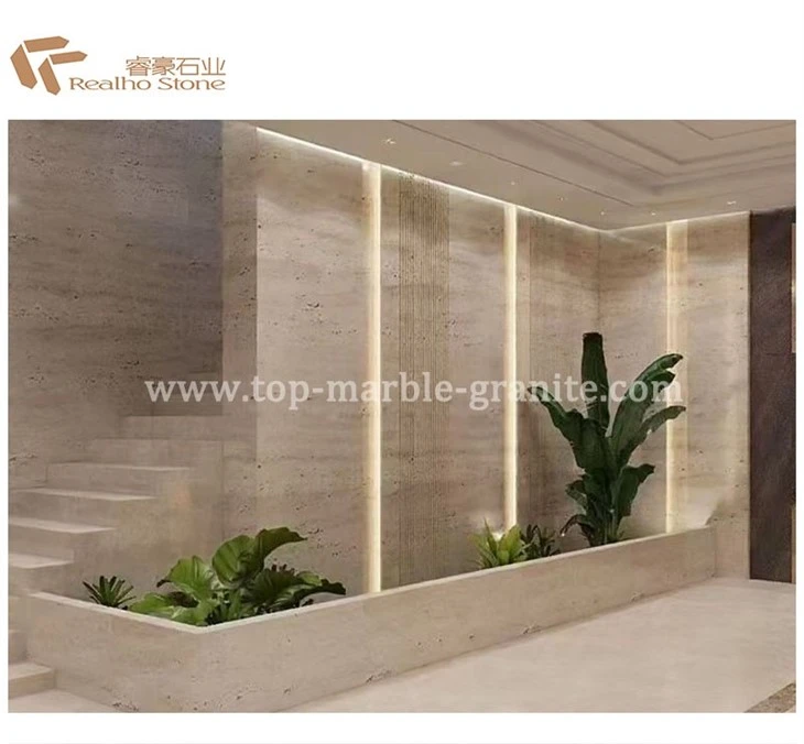 travertine interior flooring