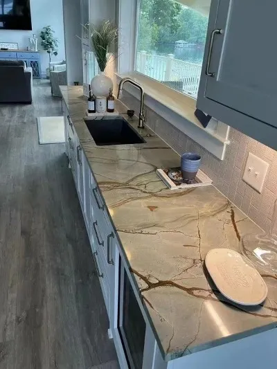 blue roma quartzite kitchen blue roma quartzite kitchen