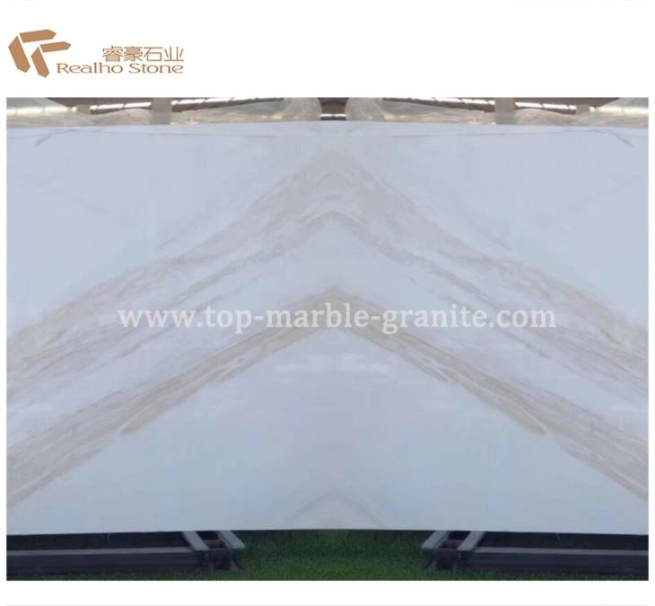 Ariston gold marble bookmatching