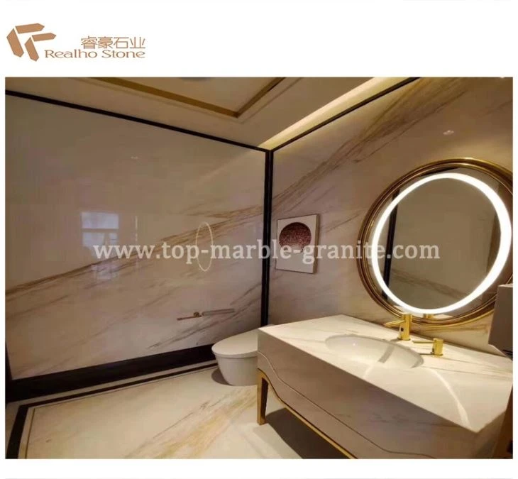 Ariston gold marble for bathroom