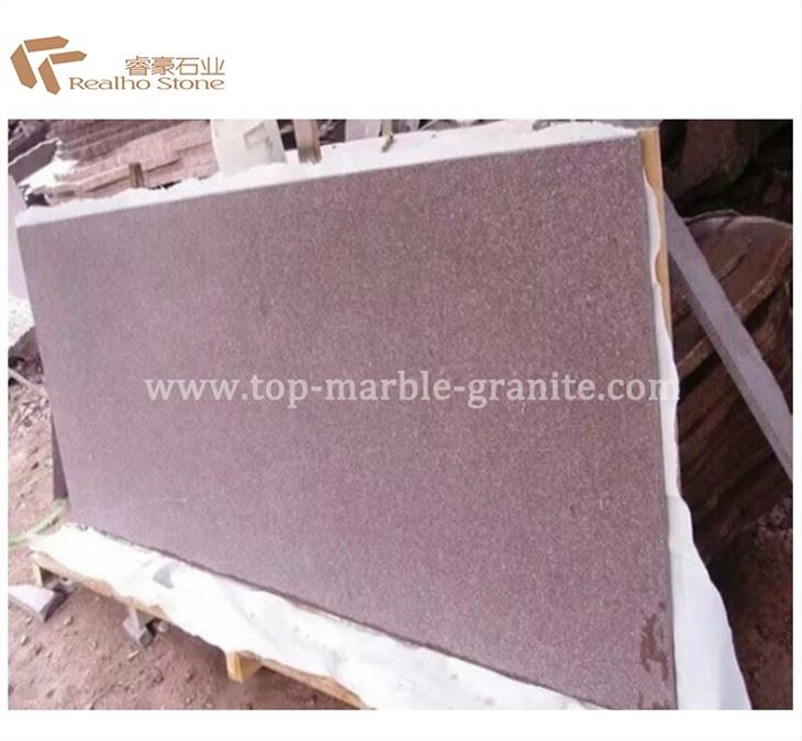Red porphyry small slab
