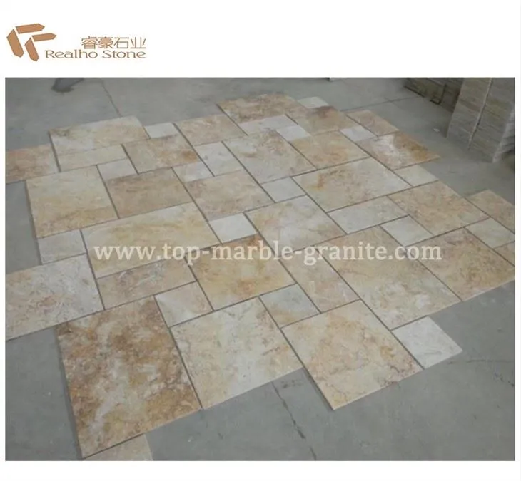 French pattern travertino