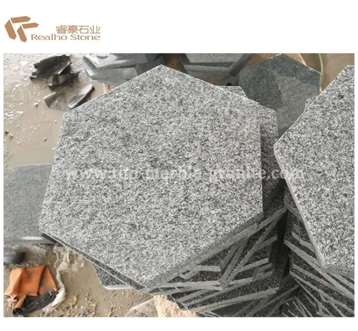 Hexagonal granite tile