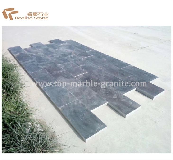 Honed Chinese Blue Stone Limestone Tiles