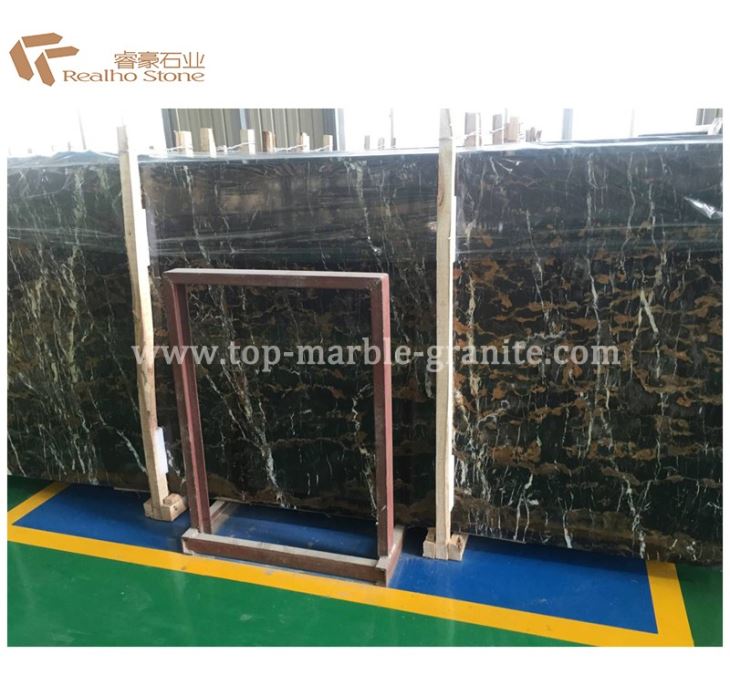 golden flower portoro marble