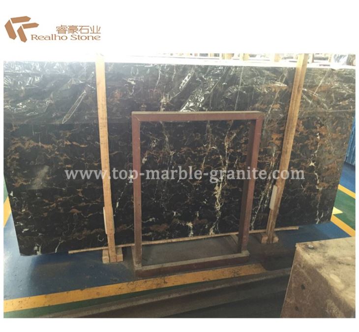 nero portoro marble slab