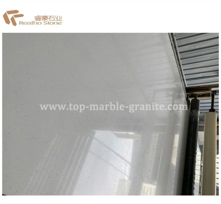 Polished White Travertine Terrazzo Tiles For Kitchen