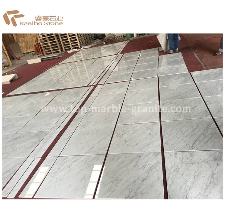 white carrara marble tile
