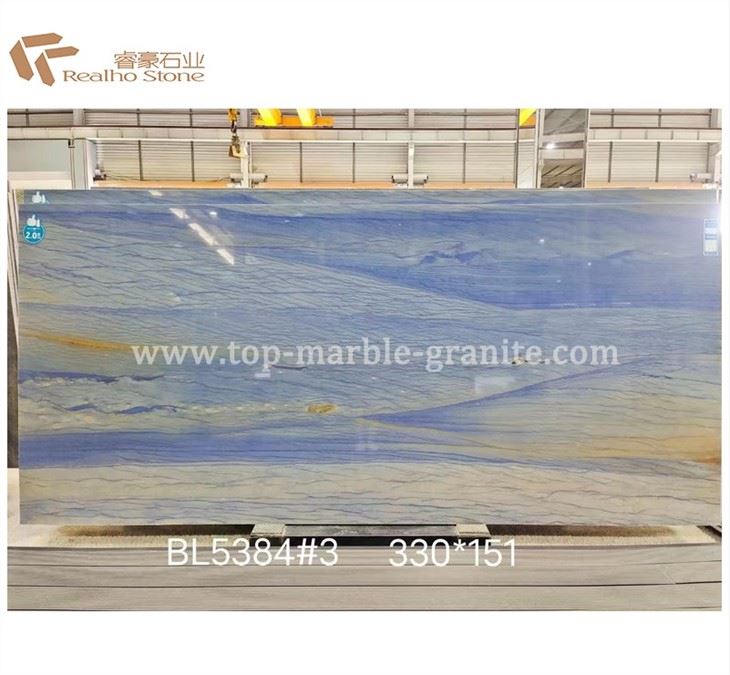 blue granite slab