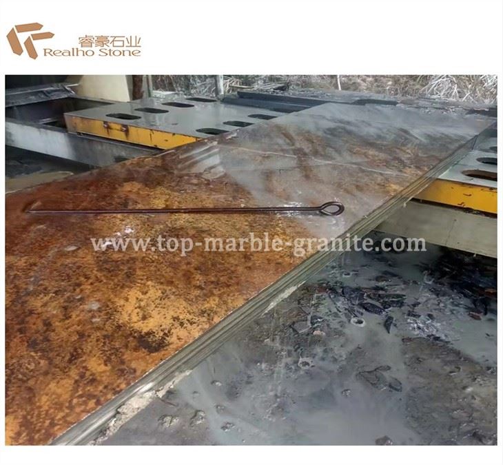 rusty slate stone