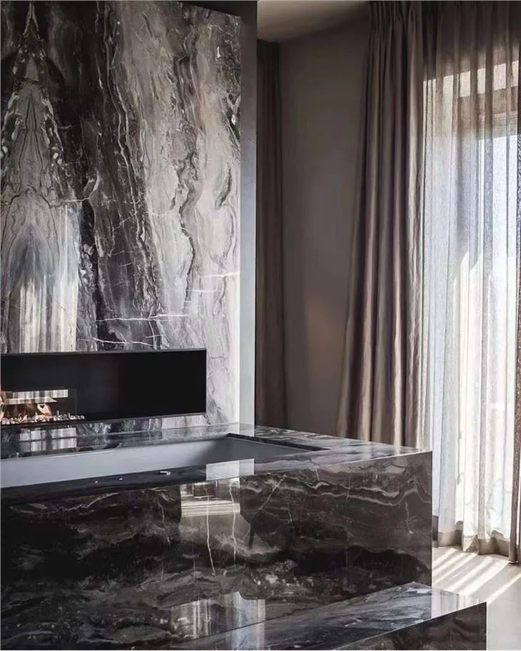 Polished Honed Venice Brown Marble Slab Tile