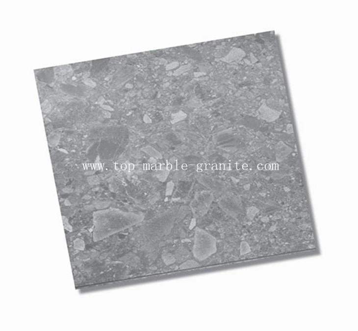 grey terrazzo slab