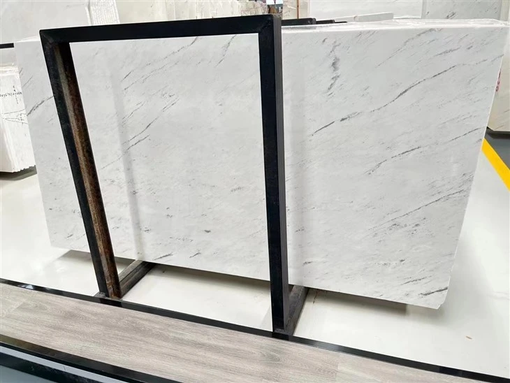 white marble slab